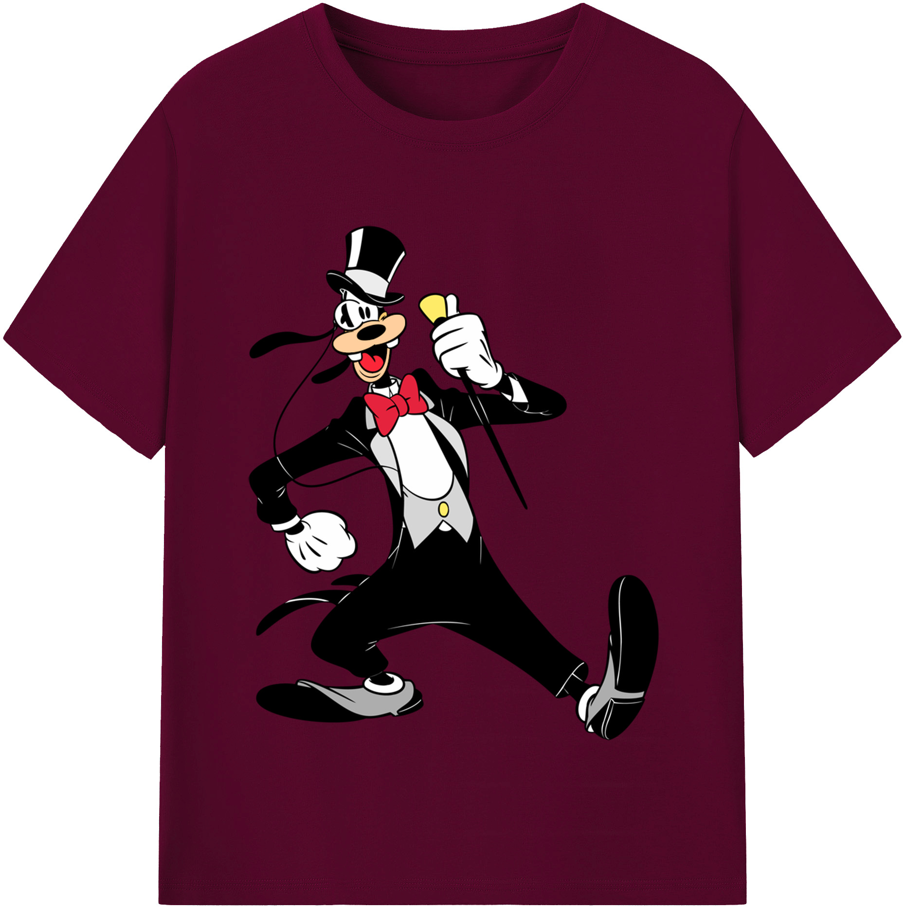 （画像用） ミッキーマウス Mickey Mouse レディースカジュアルプリントTシャツ（綿100％）